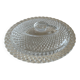 Vintage glass butter dish