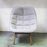 Uchiwa Quilt armchair, Hay