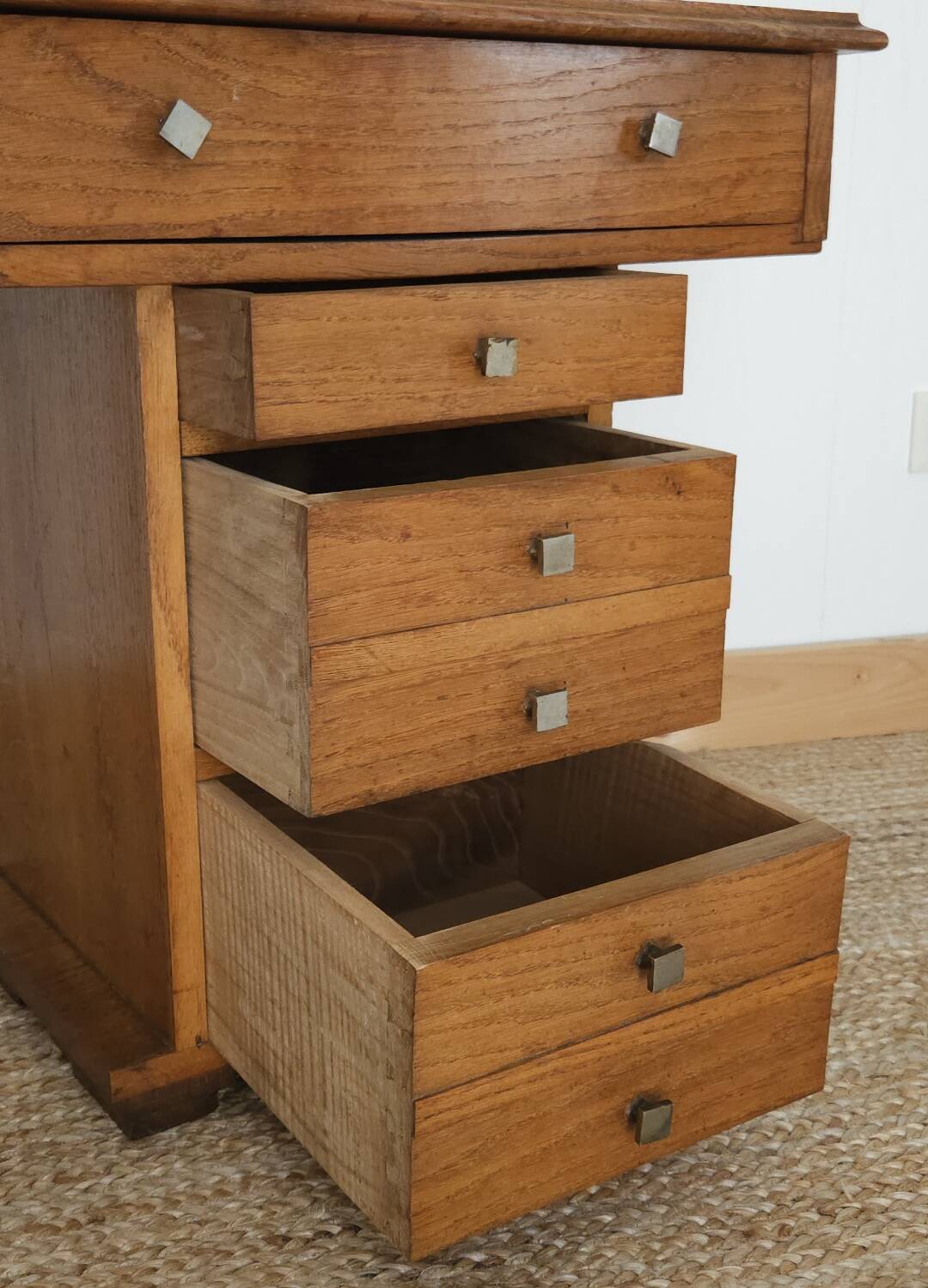 Vintage oak workshop furniture