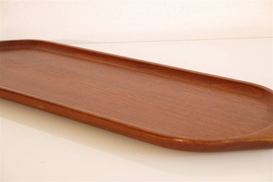 Vintage Scandinavian teak tray