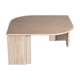 Vintage coffee table in 70s travertine
