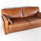 Large leather sofa Roche Bobois