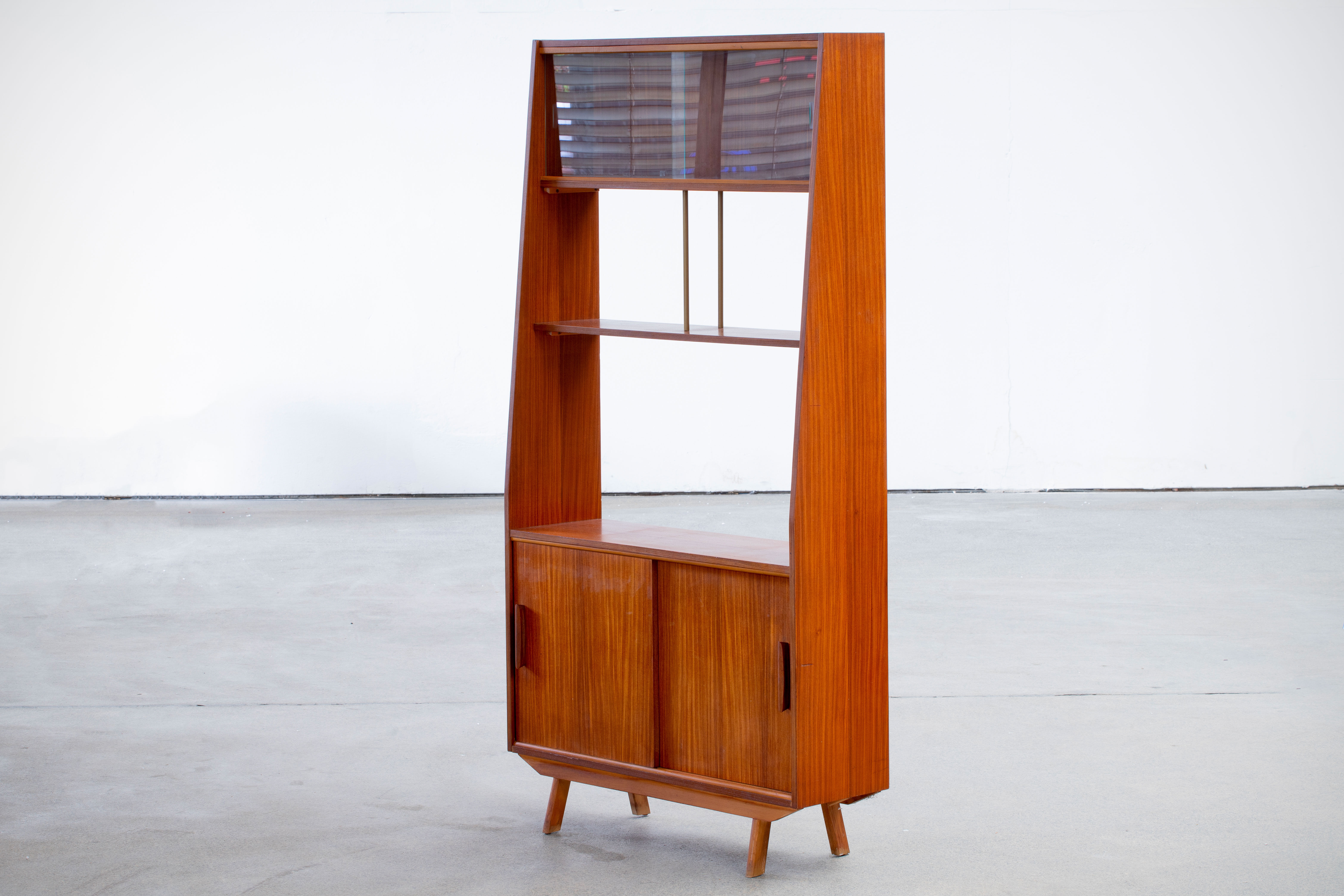 Scandinavian teak library 1960