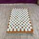 Ecru Moroccan rug with geometric patterns 250cm x 150cm