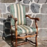 Sheep bone armchair style Louis XIV