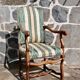 Fauteuil Os de mouton style Louis XIV