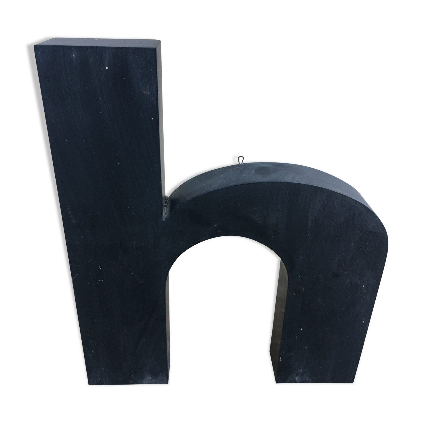 Vintage metal sign letter