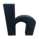 Vintage metal sign letter