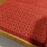 Mid-century folding sofa bed by Drevotvar, 1970s, Czechoslovakia