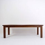 Vintage Wood Slatted Bench - 1960s