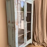 2-door painted glass window