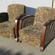 Pair of chairs art deco