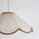 Suspension in a solid floral shape Françoise "classic beige"