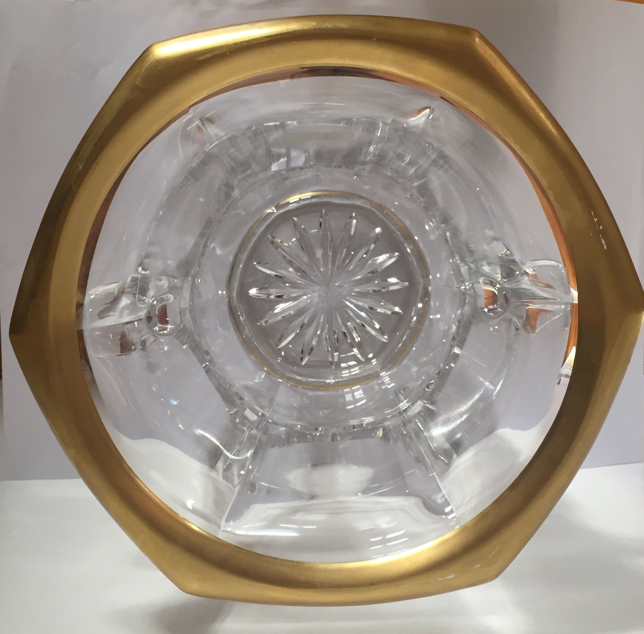 Seau à champagne en cristal