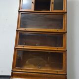 Bibliothèque Barristers en chêne vintage par Heinrich Zeiss Allemagne