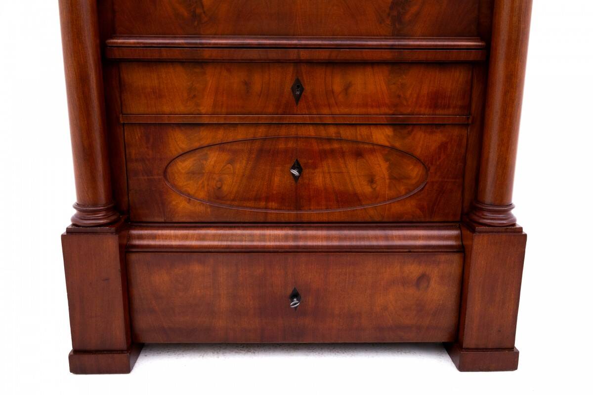 Biedermeier secretary, Western Europe, around 1840.