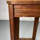 Wooden stool with marble top