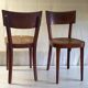 Baumann Art Deco style chairs in solid bentwood - 1930s/40s