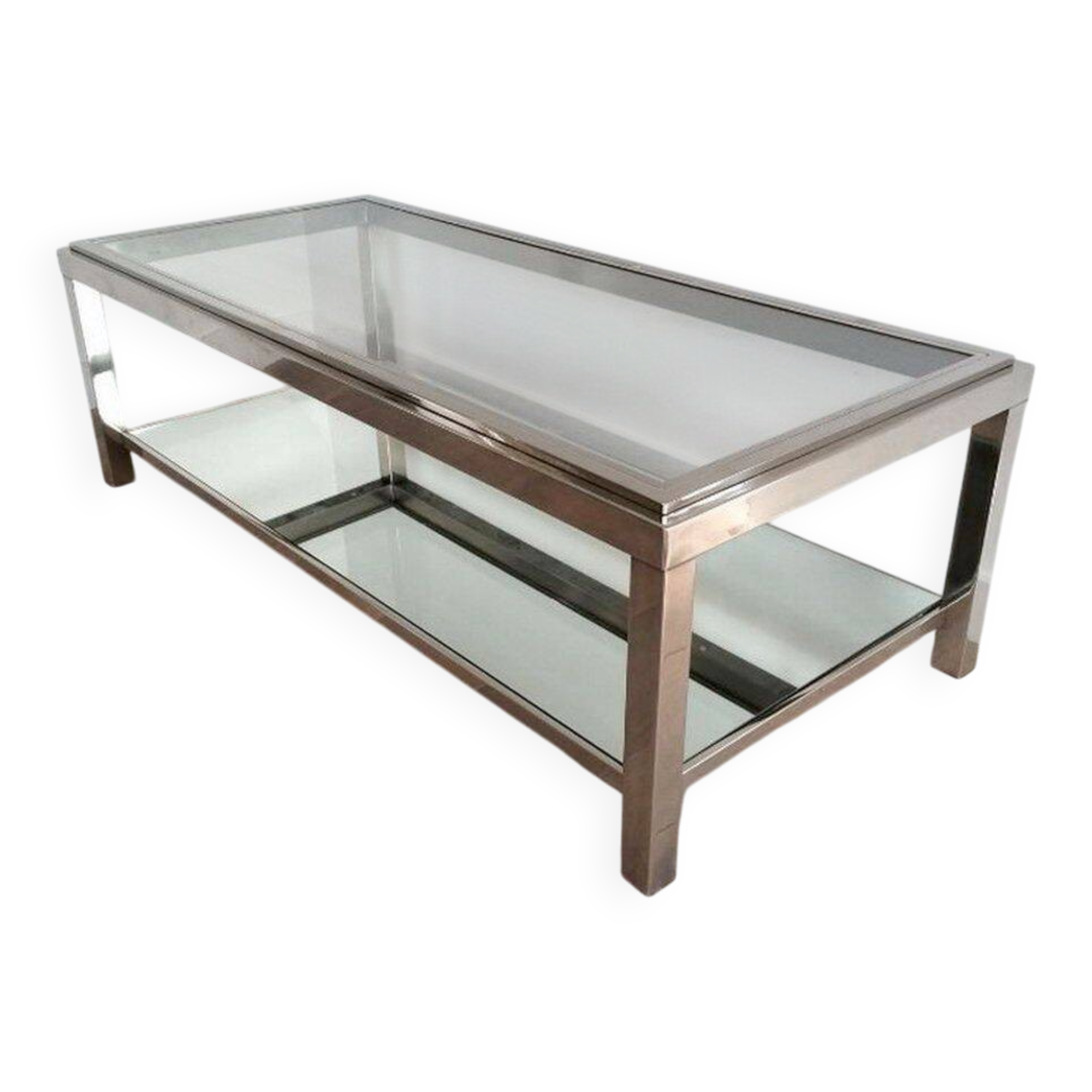 Chrome coffee table