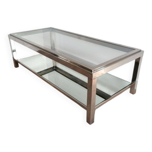 table basse chromée