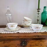 Set of 4 cups from the Chartres-sur-Cher earthenware factory
