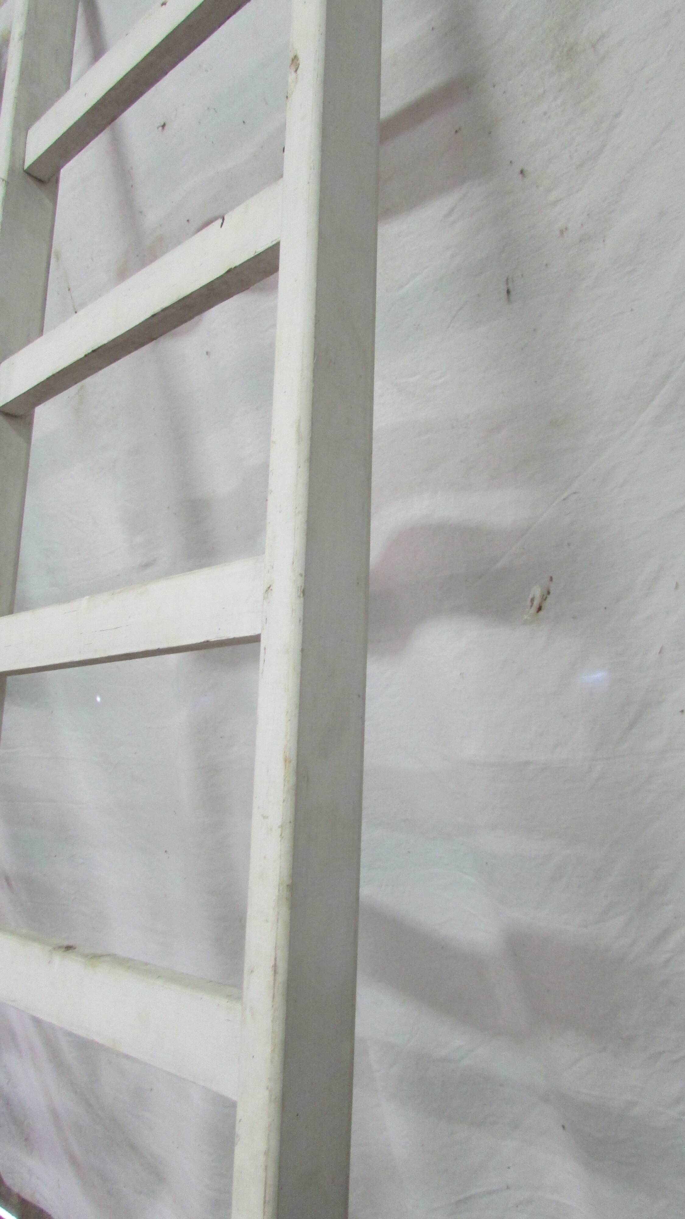 Decorative wooden ladder