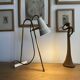 Large Italian table lamp in brass design from the 50s