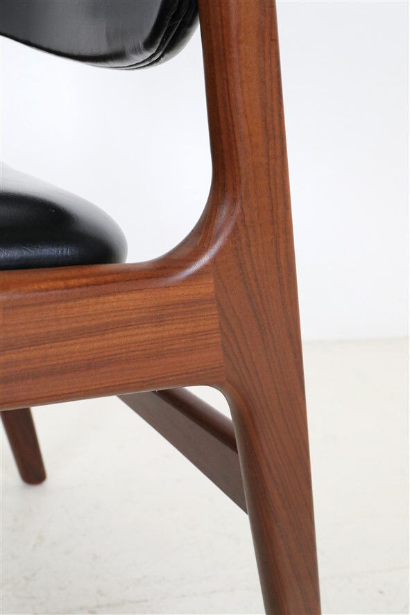 Mid Century Danish Modern teak armchair in the style of Arne Vodder
