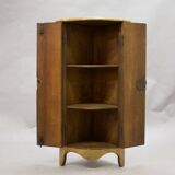 Small 18th century marquetry corner cabinet