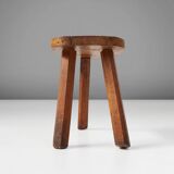 Rustic Wooden Stool, 1920s