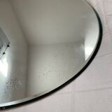 Oval bevelled mirror - 72x51cm