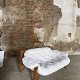 1970s Percival Lafer Style Two Seater Sofa Senator by Ipoly Hungary
