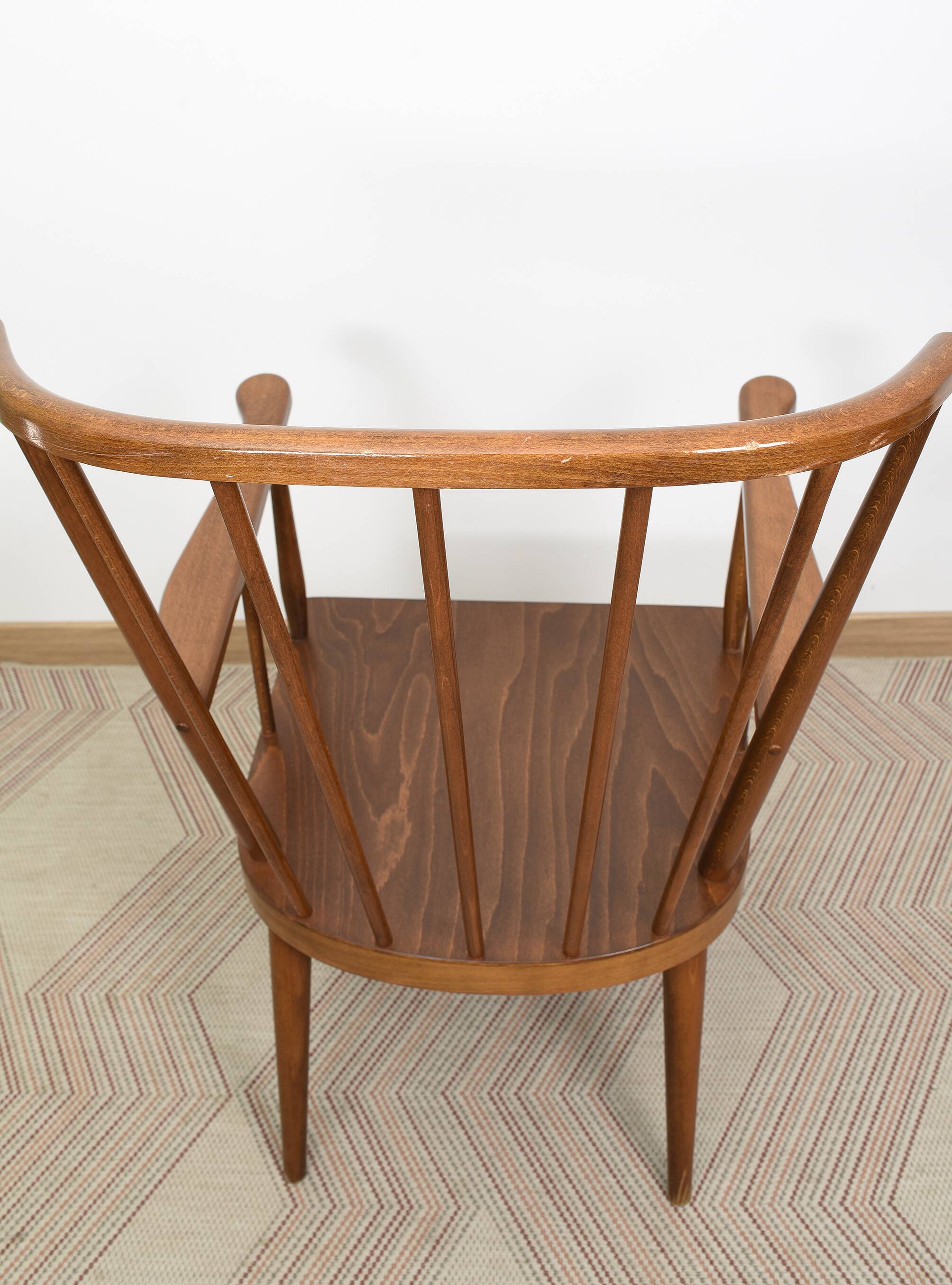 Fan armchairs signed armchair baumann