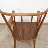 Fan armchairs signed armchair baumann