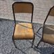 11 school chairs from the 70s
