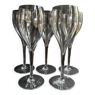 5 Verres à eau – Baccarat Saint Rémy