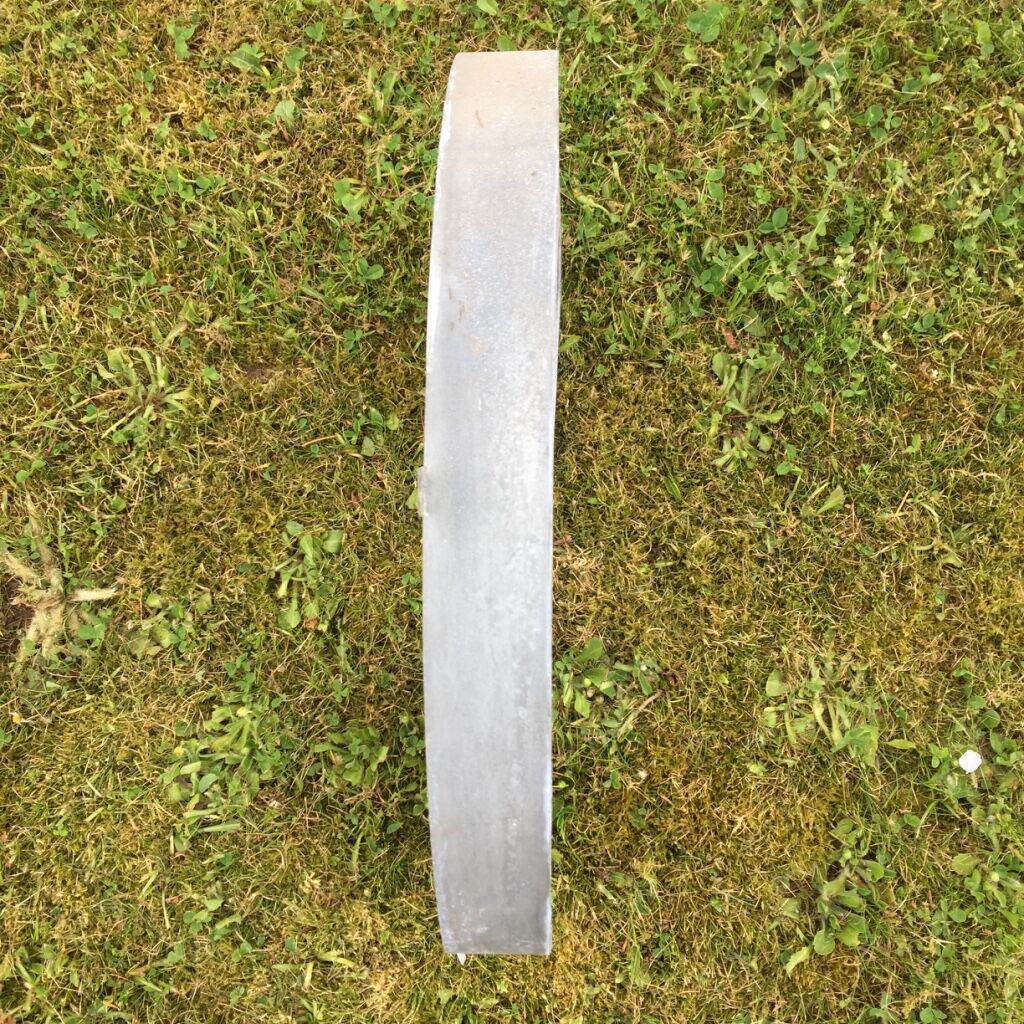 Ten letters sign in zinc material