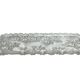 Tableware, glass cake dish decorated with flowers from the 20th century.