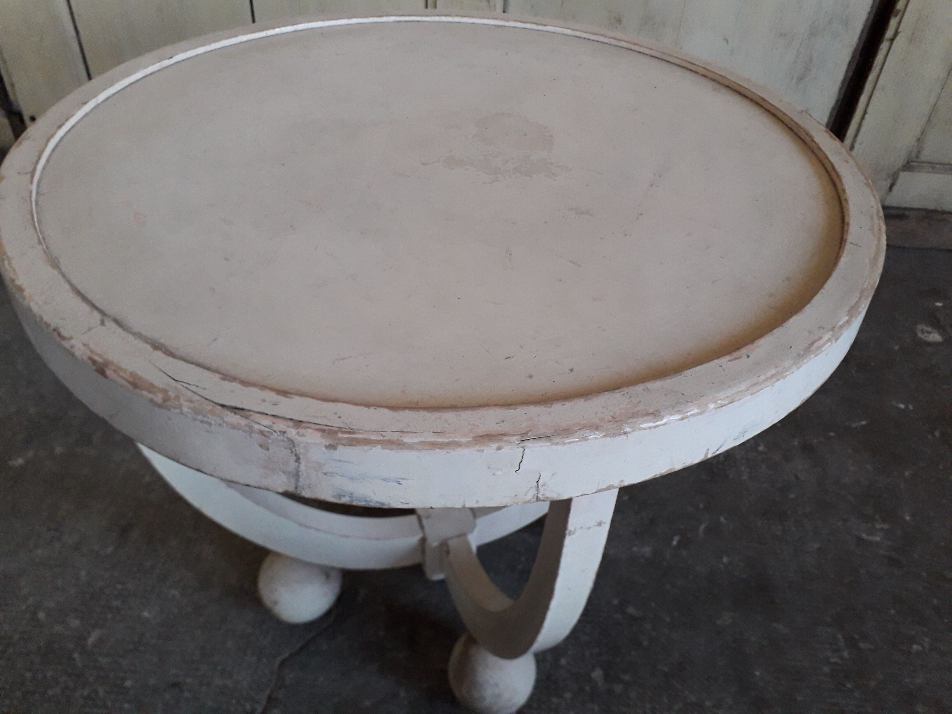 Chair and table for child art deco