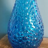 Empoli carafe in turquoise blue glass