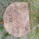 Tabouret tripode en bois brut