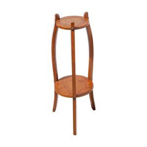 Guéridon bois, porte-plante bois, piedestal, art déco, décoration intérieur