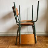 Pair of school chairs