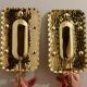 Pair of Mid-Century Swedish Brass Sconces