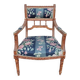 Antique Louis Xvi style armchair 1900s Fleuris fabrics