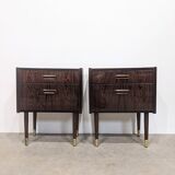 Table de nuit vintage Palissandre