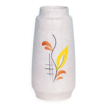 Vintage W-Germany floor vase Bay, minimalist ceramic vase.