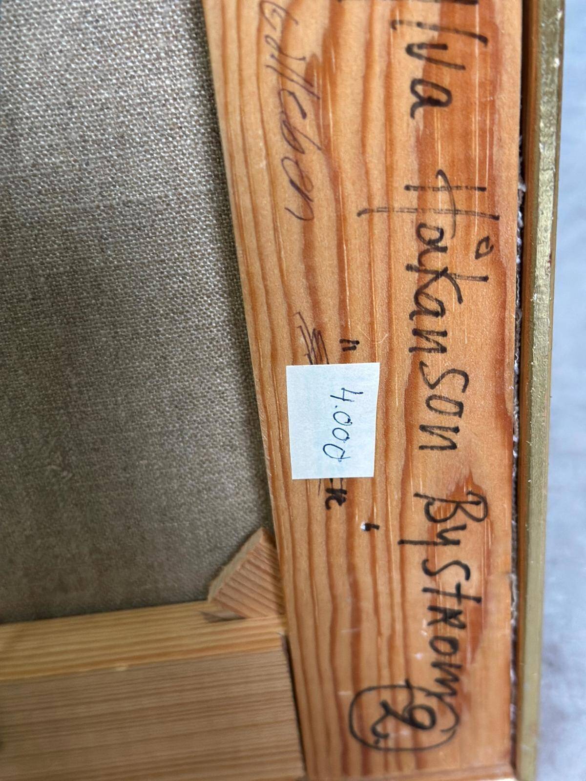 Original Swedish Oil On Canvas – “Fruits” By Ylva Hakanson Byström – Vintage & Framed