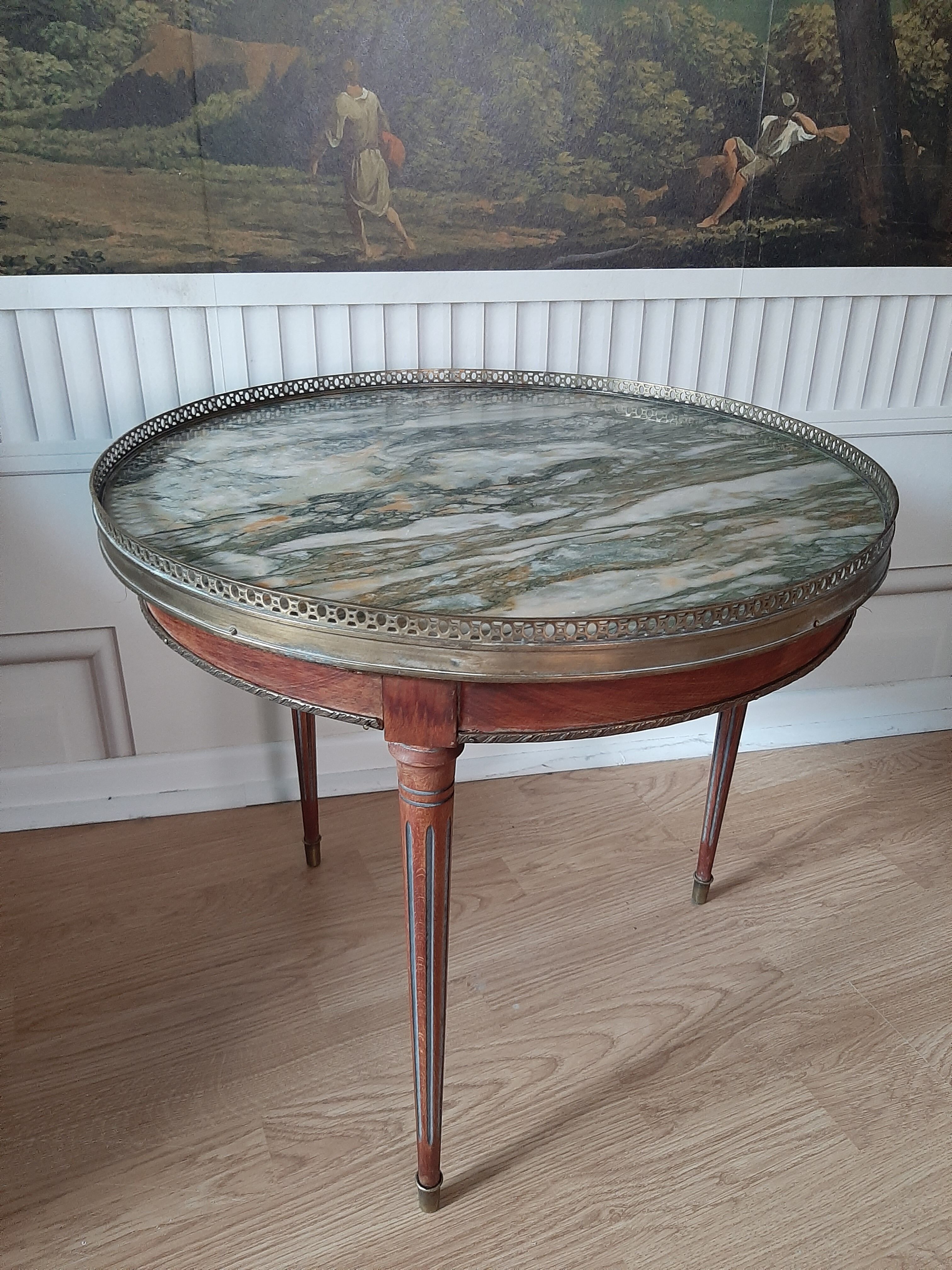 Bouillotte table Louis XVI style