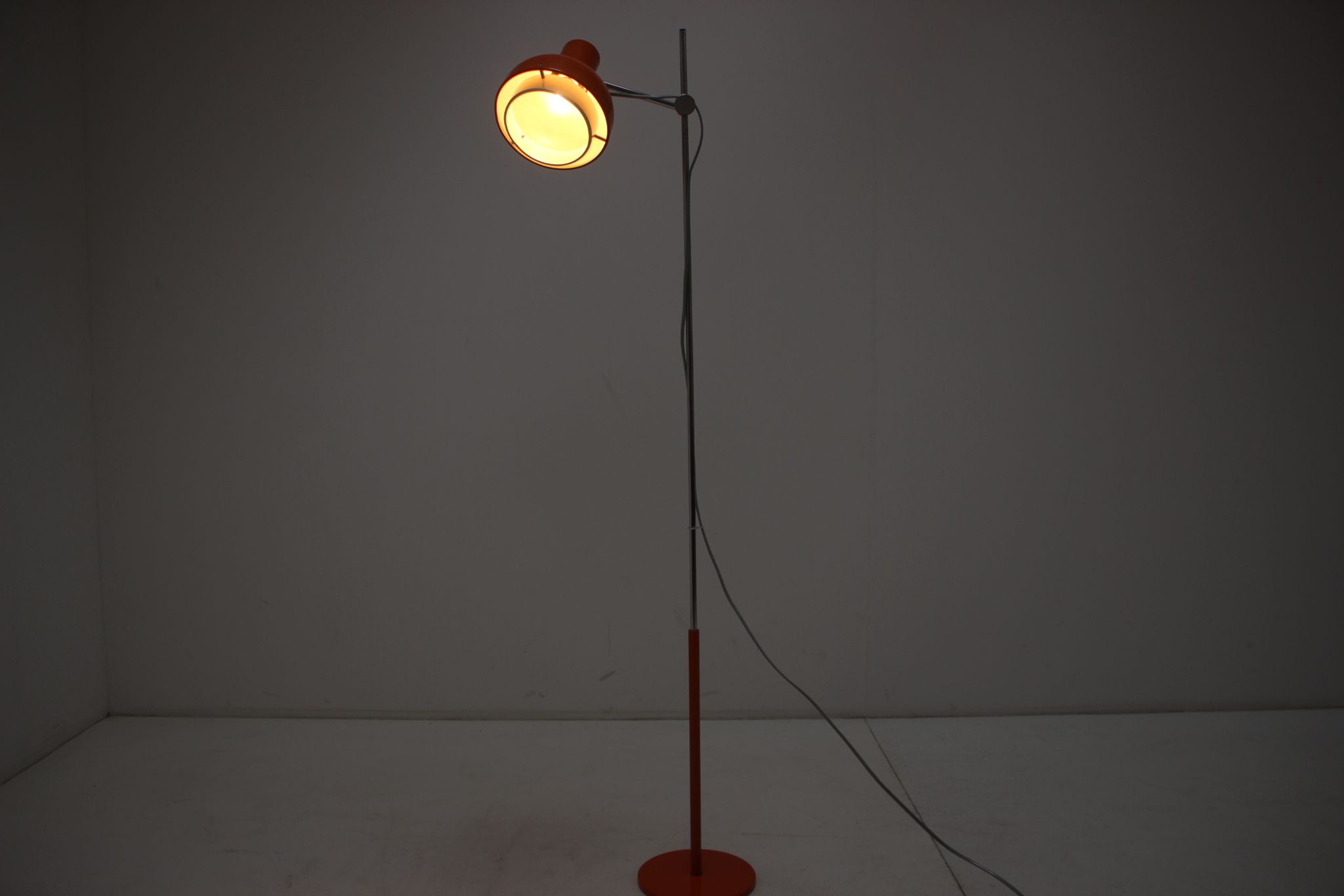 Lampadaire réglable du milieu du siècle, Napako, Josef Hurka, années 1960